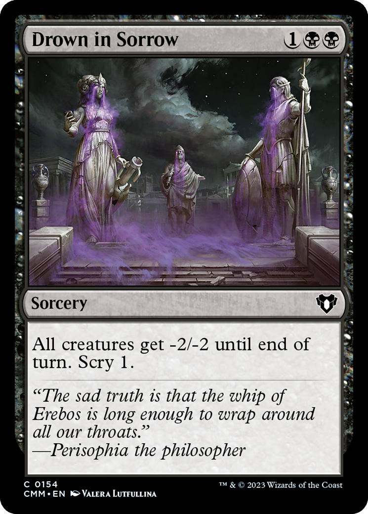 Drown in Sorrow (CMM-154) - Commander Masters - Premium MTG Single from Wizards of the Coast - Just $0.08! Shop now at Game Crave Tournament Store