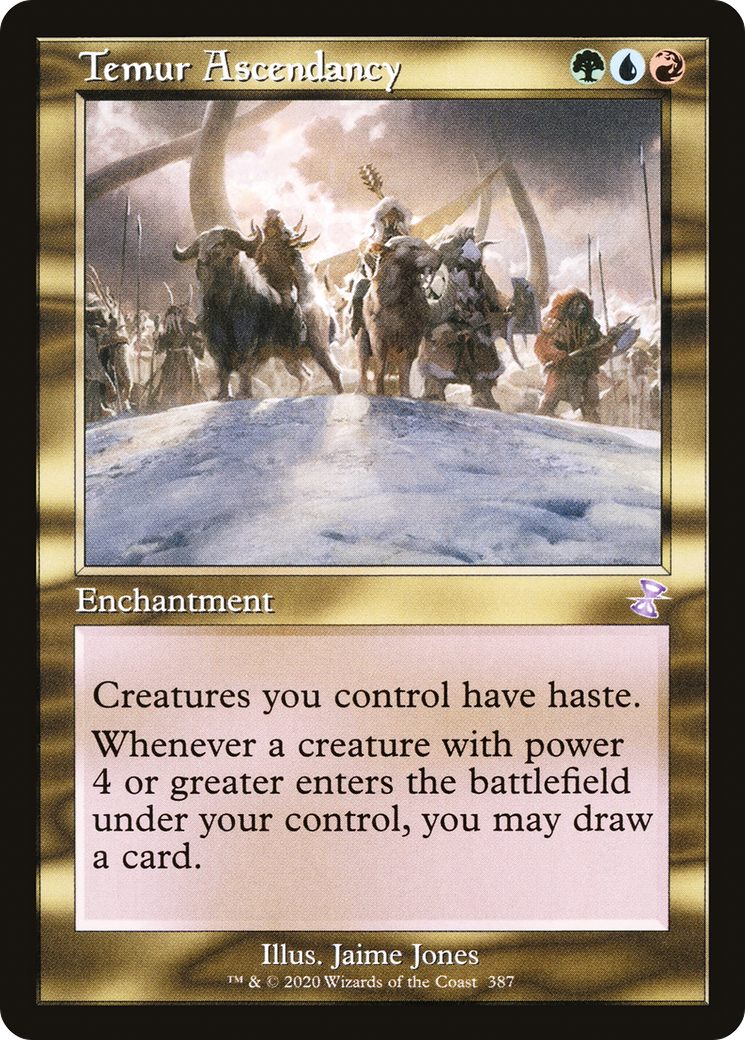 Temur Ascendancy (TSR-387) - Time Spiral Remastered - Premium MTG Single from Wizards of the Coast - Just $5.95! Shop now at Game Crave Tournament Store