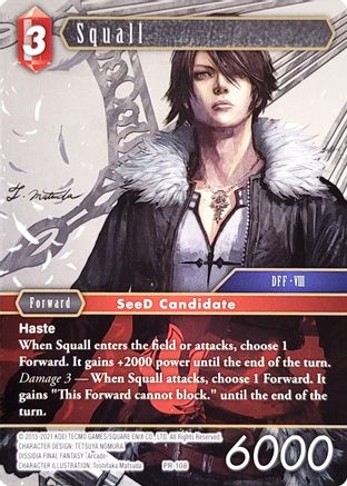 Squall - PR-108 (DECK EXCLUSIVE CARDS) - Premium Final Fantasy Single from Deck Exclusive Cards - Just $0.30! Shop now at Game Crave Tournament Store