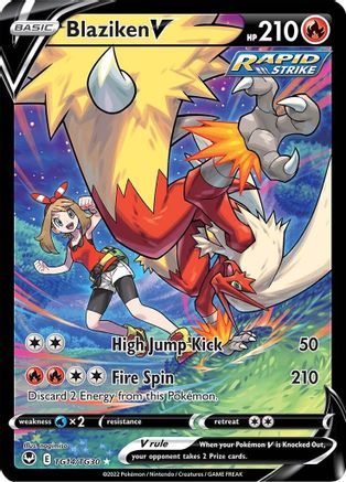 Blaziken V TG14/30 - Silver Tempest Trainer Gallery Holofoil - Premium Pokemon Single from Nintendo - Just $2.03! Shop now at Game Crave Tournament Store