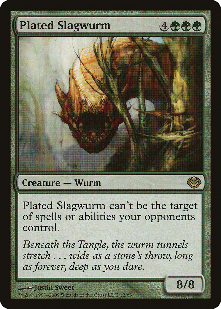 Plated Slagwurm (DDD-012) - Duel Decks: Garruk vs. Liliana - Premium MTG Single from Wizards of the Coast - Just $0.08! Shop now at Game Crave Tournament Store