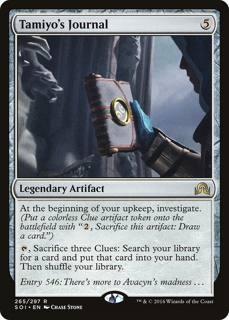 Tamiyo's Journal (SOI-265†A) - Shadows over Innistrad - Premium MTG Single from Wizards of the Coast - Just $0.53! Shop now at Game Crave Tournament Store