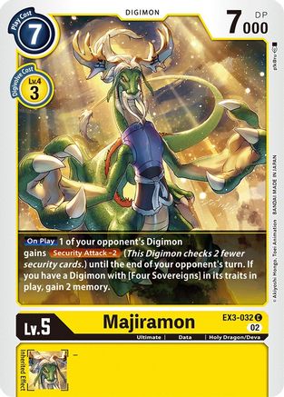 Game Crave Tournament Store - Majiramon (EX3-032) - Draconic Roar Game Crave Tournament Store - Majiramon (EX3-032) - Draconic Roar