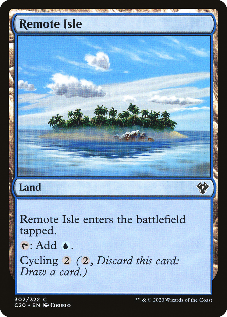 Remote Isle (C20-302) - Commander 2020 - Premium MTG Single from Wizards of the Coast - Just $0.08! Shop now at Game Crave Tournament Store