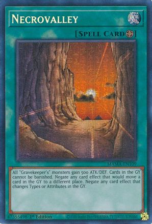 Necrovalley (Secret Pharaoh's Rare) (MAMA-EN109) - Magnificent Mavens 1st Edition - Premium Yugioh Single from Konami - Just $43.62! Shop now at Game Crave Tournament Store