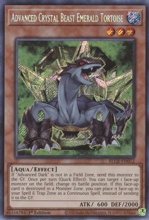 Game Crave Tournament Store - Advanced Crystal Beast Emerald Tortoise  (BLCR-EN012)