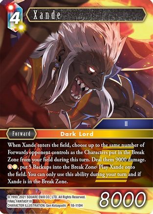 Xande (RESURGENCE OF POWER) Foil - Premium Final Fantasy Single from Resurgence of Power - Just $0.09! Shop now at Game Crave Tournament Store