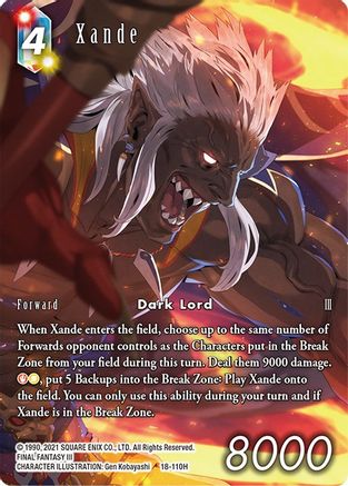 Xande (Full Art) (RESURGENCE OF POWER) Foil - Premium Final Fantasy Single from Resurgence of Power - Just $2.89! Shop now at Game Crave Tournament Store