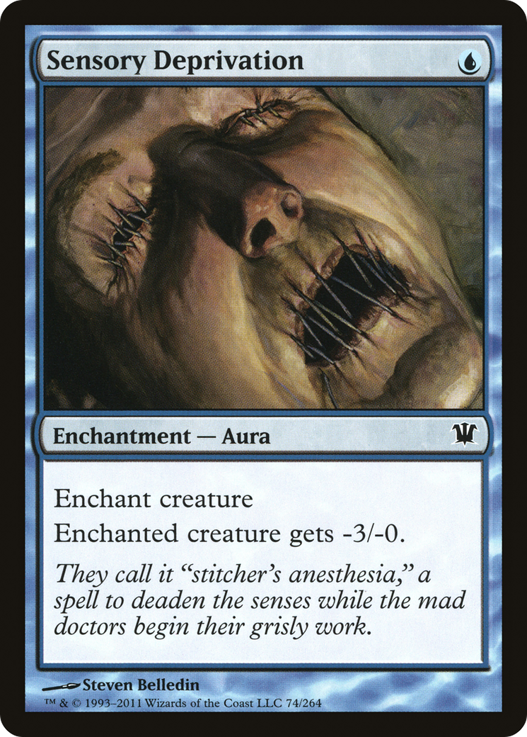 Sensory Deprivation (ISD-074) - Innistrad Foil - Premium MTG Single from Wizards of the Coast - Just $0.25! Shop now at Game Crave Tournament Store