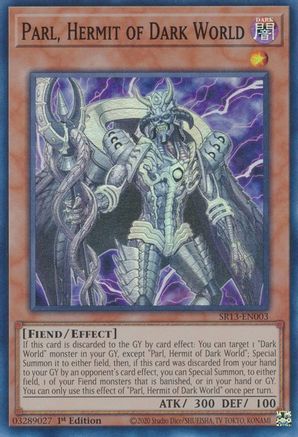 Parl, Hermit of Dark World (SR13-EN003) - Structure Deck: Dark World 1st Edition - Premium Yugioh Single from Konami - Just $0.24! Shop now at Game Crave Tournament Store