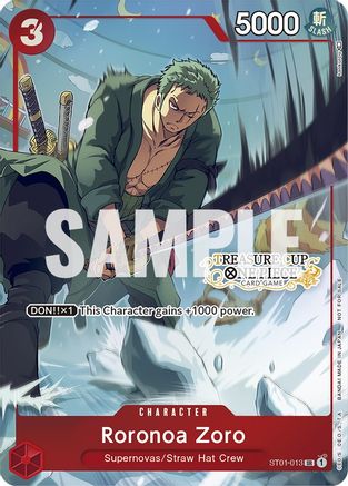 Roronoa Zoro - ST01-013 (Treasure Cup) (ST01-013) - One Piece Promotion Cards Foil - Premium One Piece Single from Bandai - Just $1232.62! Shop now at Game Crave Tournament Store