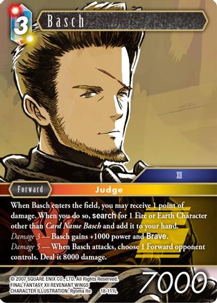 Basch (RESURGENCE OF POWER) - Premium Final Fantasy Single from Resurgence of Power - Just $4.74! Shop now at Game Crave Tournament Store