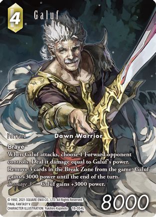 Galuf (Full Art) (RESURGENCE OF POWER) Foil - Premium Final Fantasy Single from Resurgence of Power - Just $6.96! Shop now at Game Crave Tournament Store