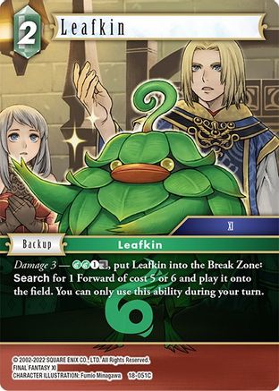 Leafkin (RESURGENCE OF POWER) Foil - Premium Final Fantasy Single from Resurgence of Power - Just $0.30! Shop now at Game Crave Tournament Store
