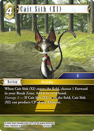 Cait Sith (XI) (RESURGENCE OF POWER) Foil - Premium Final Fantasy Single from Resurgence of Power - Just $0.57! Shop now at Game Crave Tournament Store