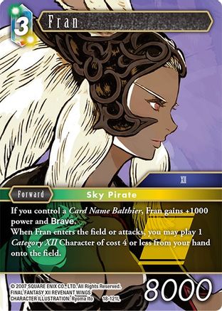 Fran (RESURGENCE OF POWER) - Premium Final Fantasy Single from Resurgence of Power - Just $1.76! Shop now at Game Crave Tournament Store