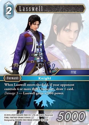 Lasswell (RESURGENCE OF POWER) Foil - Premium Final Fantasy Single from Resurgence of Power - Just $0.38! Shop now at Game Crave Tournament Store