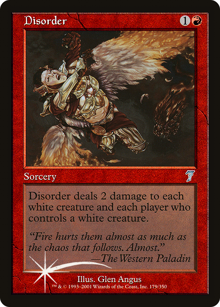 Disorder (7ED-179★) - Seventh Edition Foil - Premium MTG Single from Wizards of the Coast - Just $0.28! Shop now at Game Crave Tournament Store