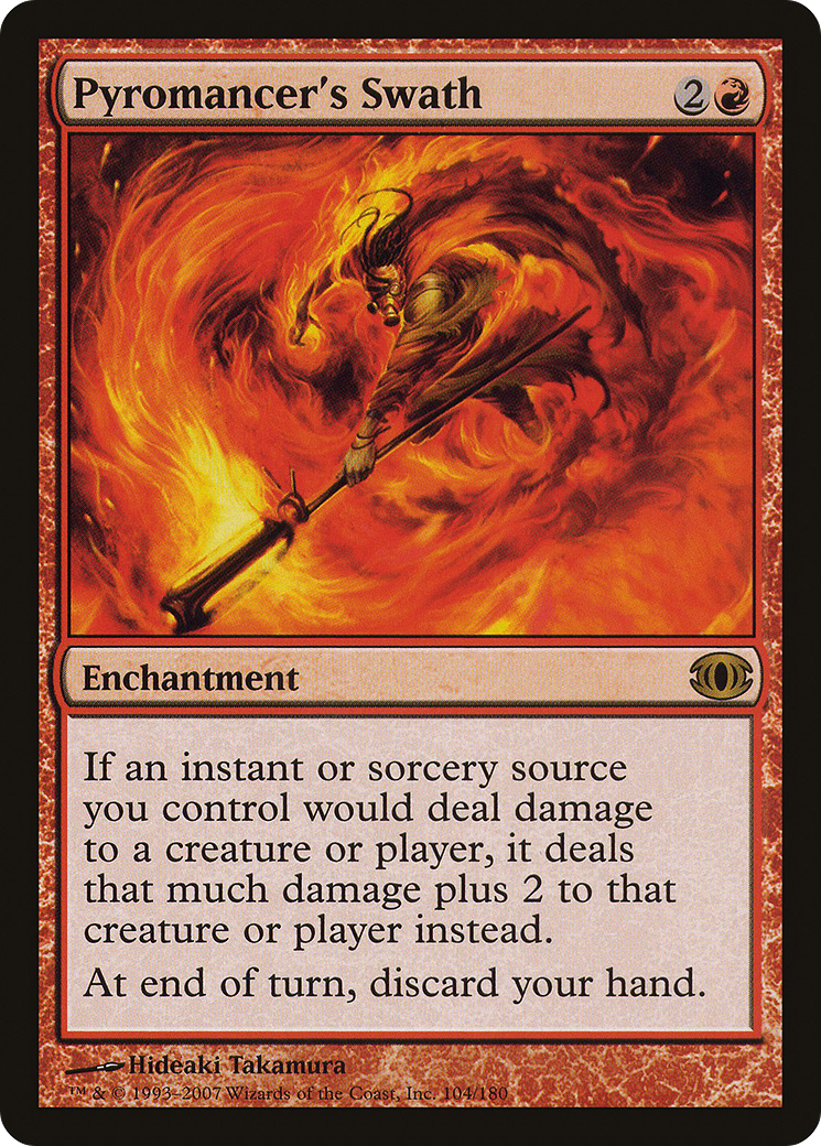 Pyromancer's Swath (FUT-104) - Future Sight Foil - Premium MTG Single from Wizards of the Coast - Just $0.64! Shop now at Game Crave Tournament Store