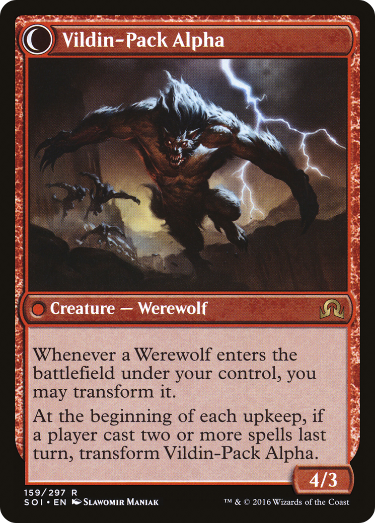 Geier Reach Bandit // Vildin-Pack Alpha (SOI-159) - Shadows over Innistrad: (Double Faced Transform) - Premium MTG Single from Wizards of the Coast - Just $0.11! Shop now at Game Crave Tournament Store