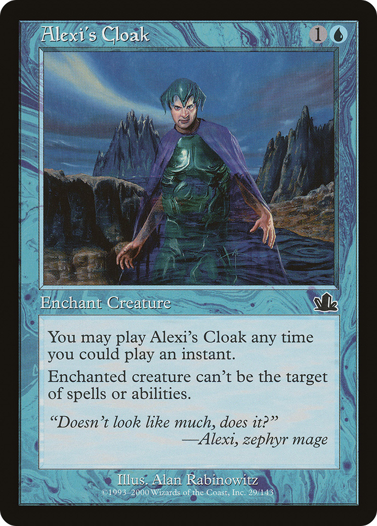 Alexi's Cloak (PCY-029) - Prophecy Foil - Premium MTG Single from Wizards of the Coast - Just $5.57! Shop now at Game Crave Tournament Store