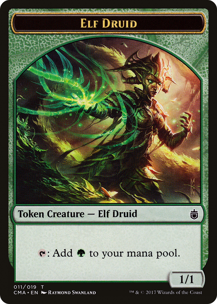 Elf Druid (TCMA-011) - Commander Anthology Tokens - Premium MTG Single from Wizards of the Coast - Just $2.07! Shop now at Game Crave Tournament Store