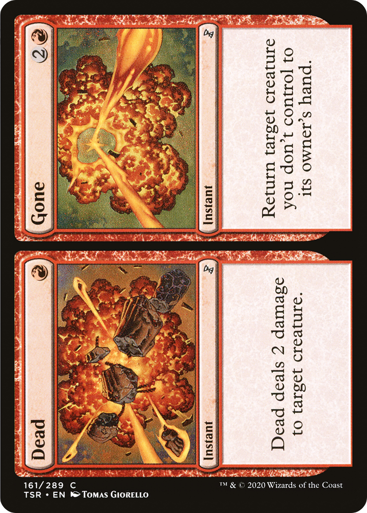 Dead // Gone (TSR-161) - Time Spiral Remastered Foil - Premium MTG Single from Wizards of the Coast - Just $0.85! Shop now at Game Crave Tournament Store