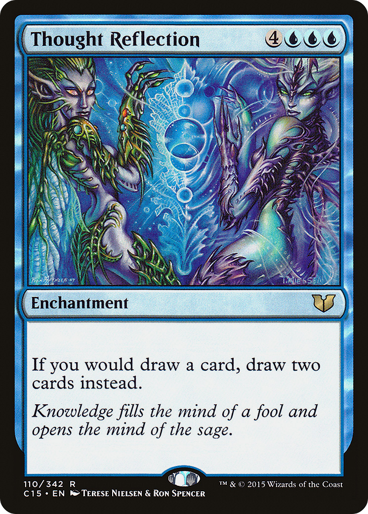 Thought Reflection (C15-110) - Commander 2015 - Premium MTG Single from Wizards of the Coast - Just $0.22! Shop now at Game Crave Tournament Store