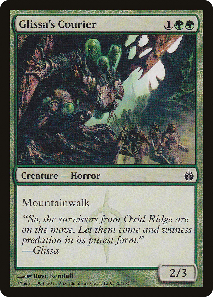 Glissa's Courier (MBS-080) - Mirrodin Besieged Foil - Premium MTG Single from Wizards of the Coast - Just $0.08! Shop now at Game Crave Tournament Store