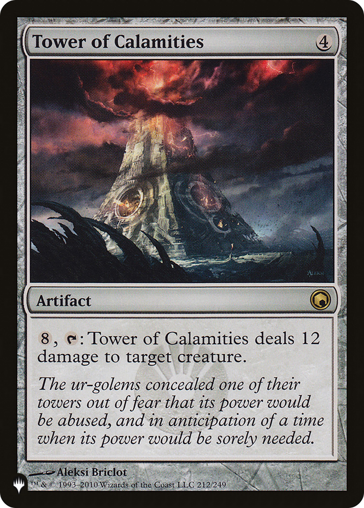Tower of Calamities (PLIST-1161) - The List - Premium MTG Single from Wizards of the Coast - Just $0.08! Shop now at Game Crave Tournament Store