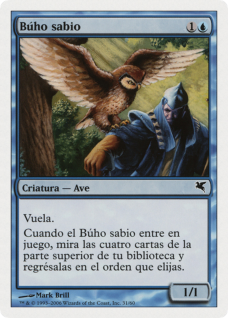 Sage Owl (PSAL-E31) - Salvat 2005 - Premium MTG Single from Wizards of the Coast - Just $0! Shop now at Game Crave Tournament Store
