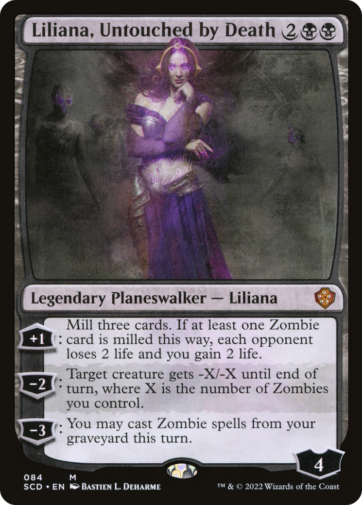 Liliana, Untouched by Death (SCD-084) - Starter Commander Decks - Premium MTG Single from Wizards of the Coast - Just $0.30! Shop now at Game Crave Tournament Store
