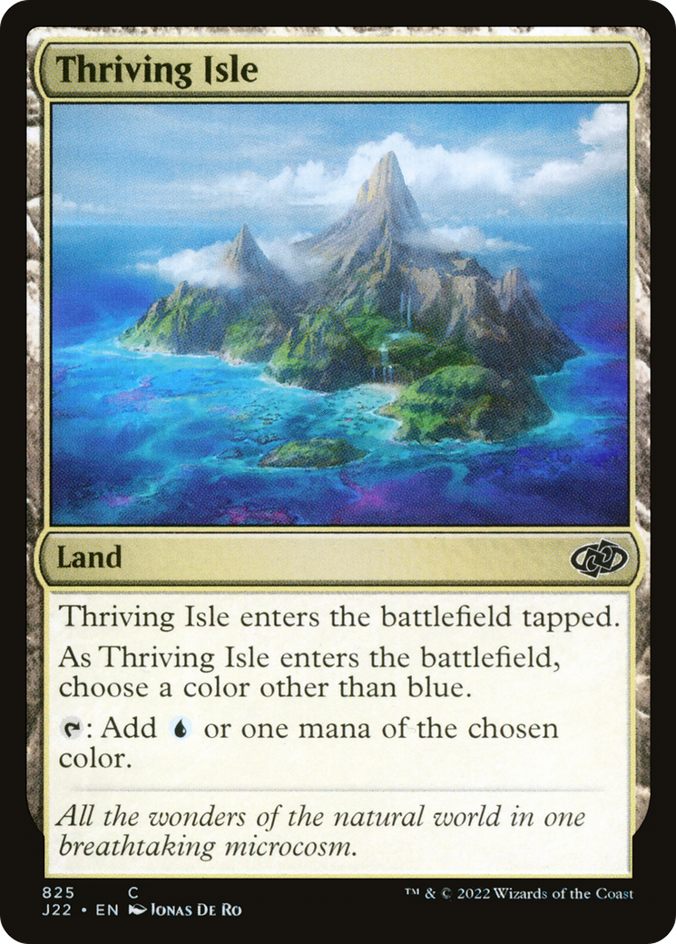 Thriving Isle (J22-825) - Jumpstart 2022 - Premium MTG Single from Wizards of the Coast - Just $0.08! Shop now at Game Crave Tournament Store
