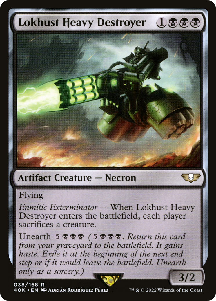 Lokhust Heavy Destroyer (40K-038) - Warhammer 40,000 Commander - Premium MTG Single from Wizards of the Coast - Just $0.08! Shop now at Game Crave Tournament Store