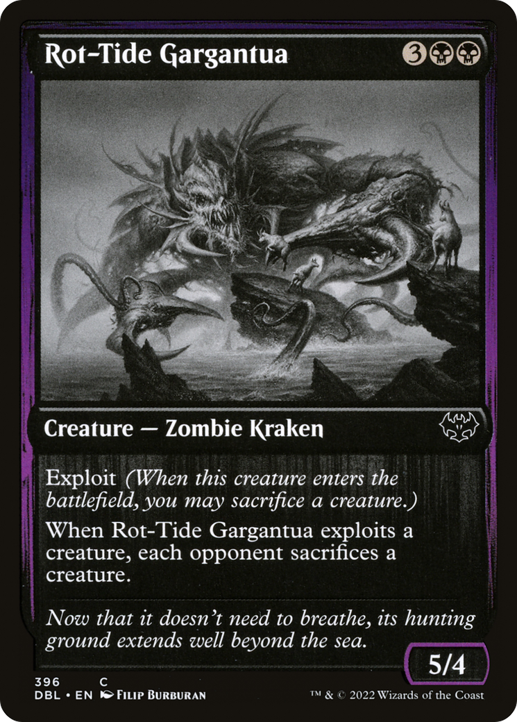 Rot-Tide Gargantua (DBL-396) - Innistrad: Double Feature Foil - Premium MTG Single from Wizards of the Coast - Just $0.09! Shop now at Game Crave Tournament Store