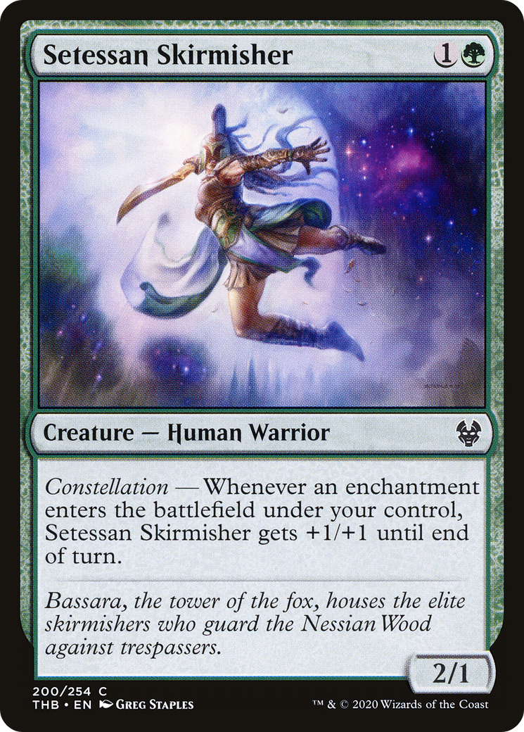 Setessan Skirmisher (THB-200) - Theros Beyond Death - Premium MTG Single from Wizards of the Coast - Just $0.08! Shop now at Game Crave Tournament Store