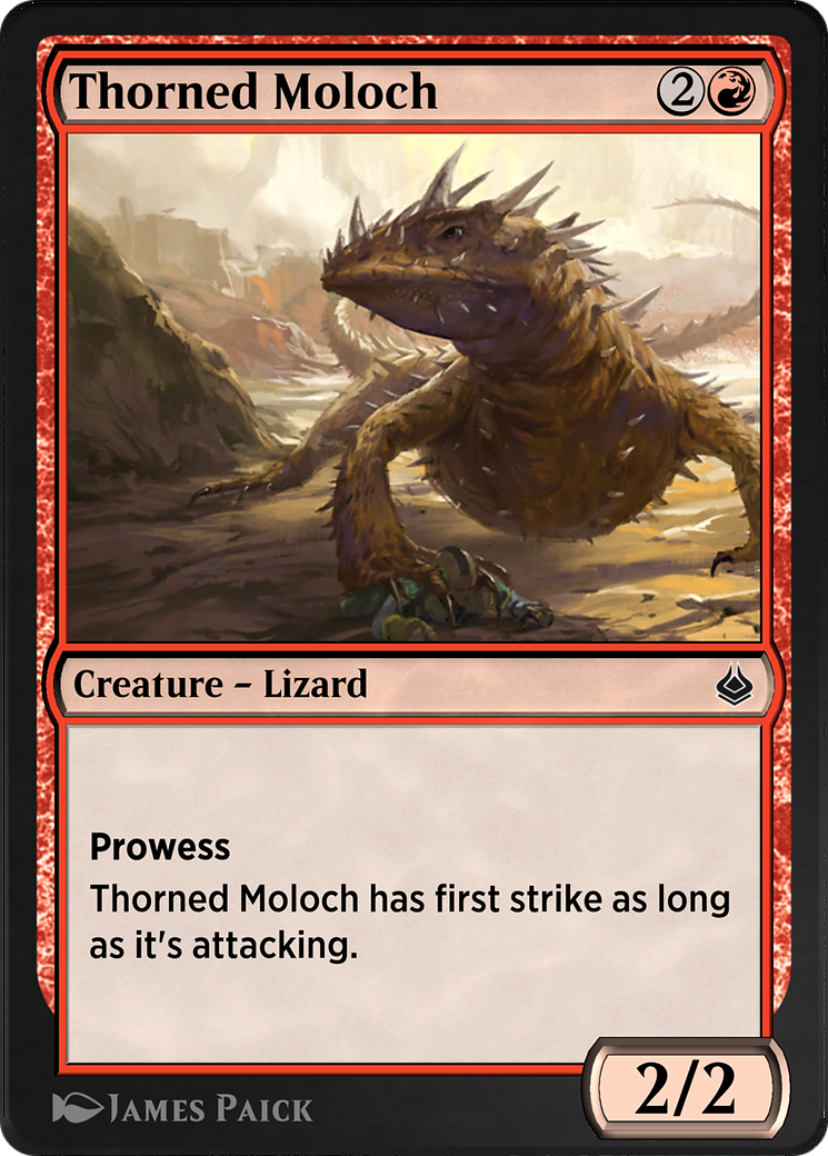 Thorned Moloch (AKR-177) - Amonkhet Remastered - Premium MTG Single from Wizards of the Coast - Just $0! Shop now at Game Crave Tournament Store