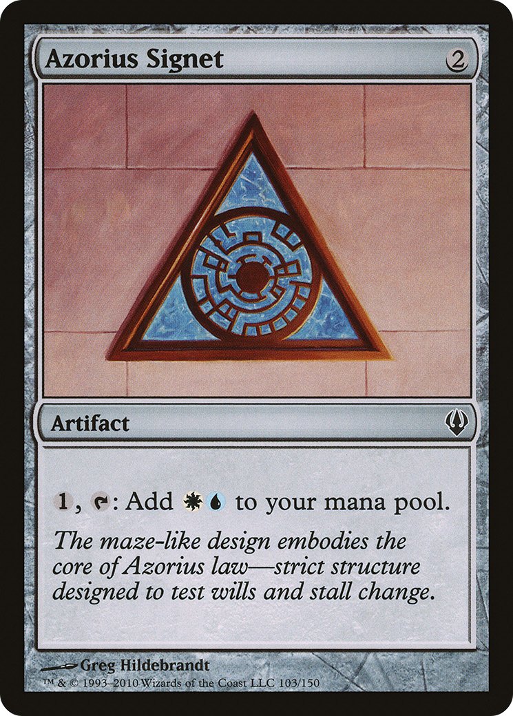 Azorius Signet (ARC-103) - Archenemy - Premium MTG Single from Wizards of the Coast - Just $0.14! Shop now at Game Crave Tournament Store