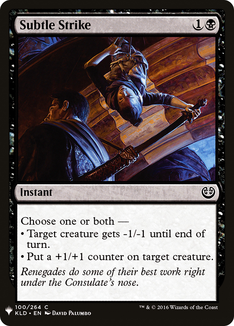 Subtle Strike (MB1-785) - Mystery Booster - Premium MTG Single from Wizards of the Coast - Just $0.08! Shop now at Game Crave Tournament Store