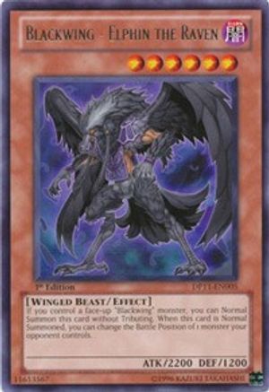 Blackwing - Elphin the Raven (DP11-EN005) - Duelist Pack 11: Crow 1st Edition - Premium Yugioh Single from Konami - Just $0.29! Shop now at Game Crave Tournament Store