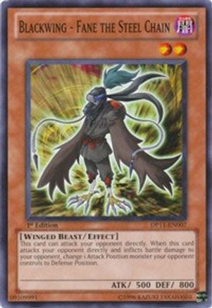 Blackwing - Fane the Steel Chain (DP11-EN007) - Duelist Pack 11: Crow 1st Edition - Premium Yugioh Single from Konami - Just $0.25! Shop now at Game Crave Tournament Store