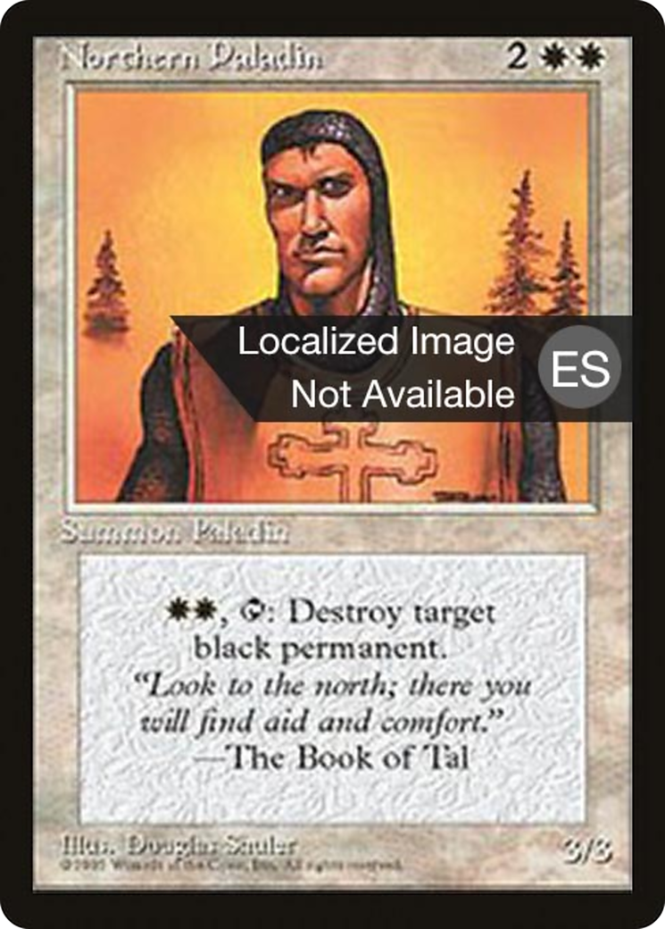 Northern Paladin (4BB-037) - Fourth Edition Foreign Black Border - Premium MTG Single from Wizards of the Coast - Just $1.68! Shop now at Game Crave Tournament Store