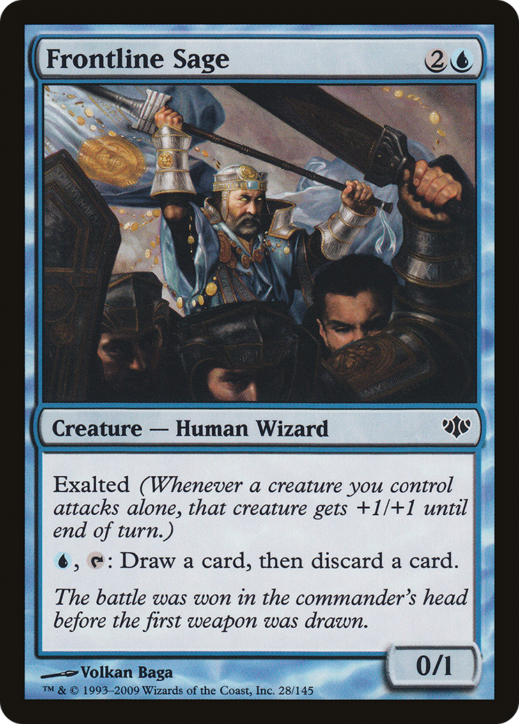 Frontline Sage (CON-028) - Conflux - Premium MTG Single from Wizards of the Coast - Just $0.08! Shop now at Game Crave Tournament Store