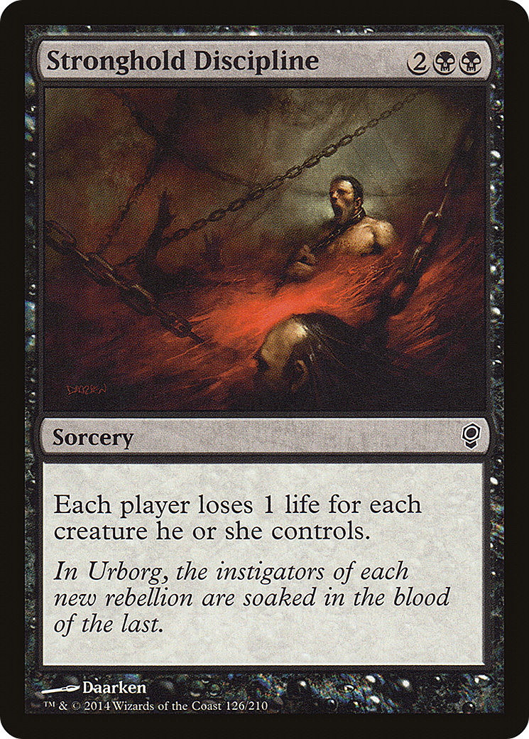 Stronghold Discipline (CNS-126) - Conspiracy Foil - Premium MTG Single from Wizards of the Coast - Just $0.25! Shop now at Game Crave Tournament Store
