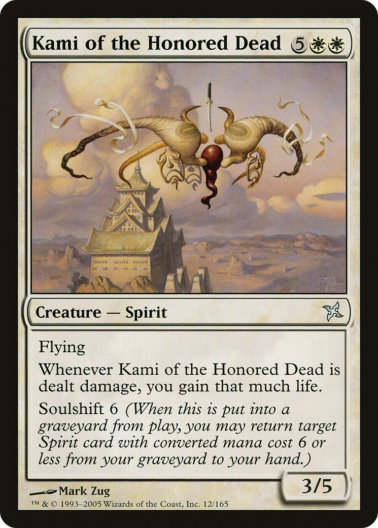 Kami of the Honored Dead (BOK-012) - Betrayers of Kamigawa Foil - Premium MTG Single from Wizards of the Coast - Just $0.80! Shop now at Game Crave Tournament Store