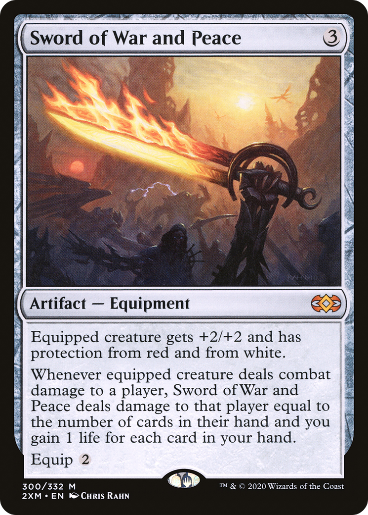 Sword of War and Peace (2XM-300) - Double Masters - Premium MTG Single from Wizards of the Coast - Just $5.34! Shop now at Game Crave Tournament Store