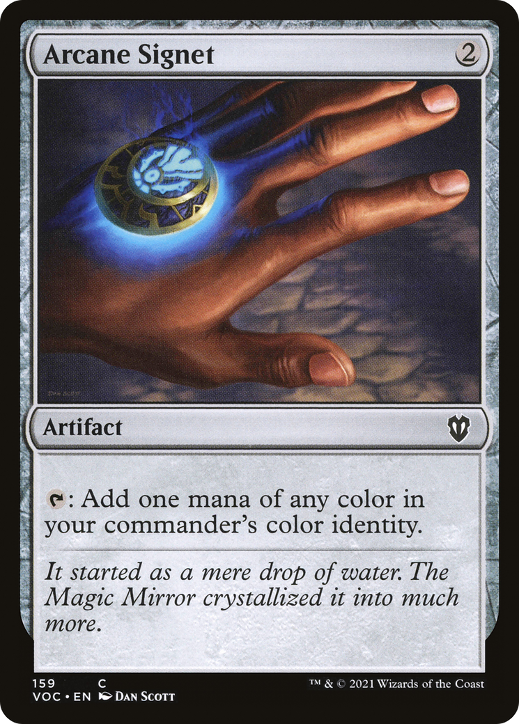 Arcane Signet (VOC-159) - Crimson Vow Commander - Premium MTG Single from Wizards of the Coast - Just $0.16! Shop now at Game Crave Tournament Store