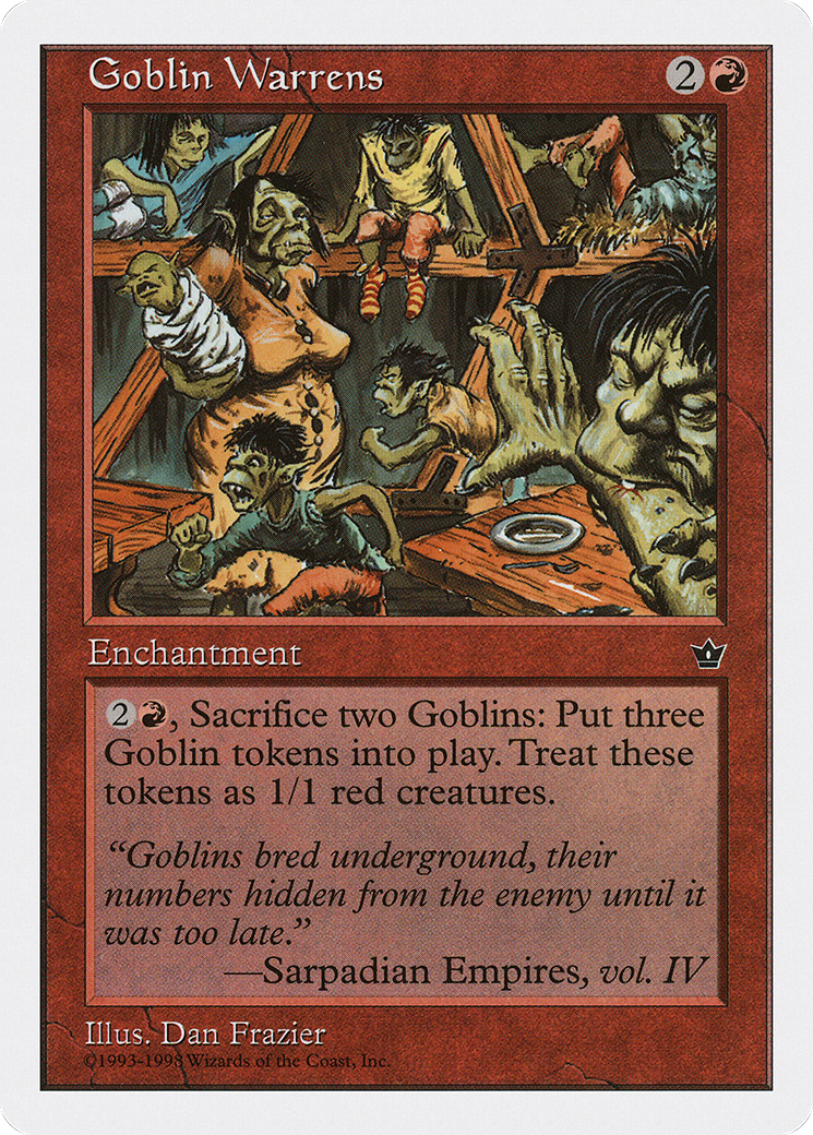 Goblin Warrens (ATH-042) - Anthologies - Premium MTG Single from Wizards of the Coast - Just $0.18! Shop now at Game Crave Tournament Store