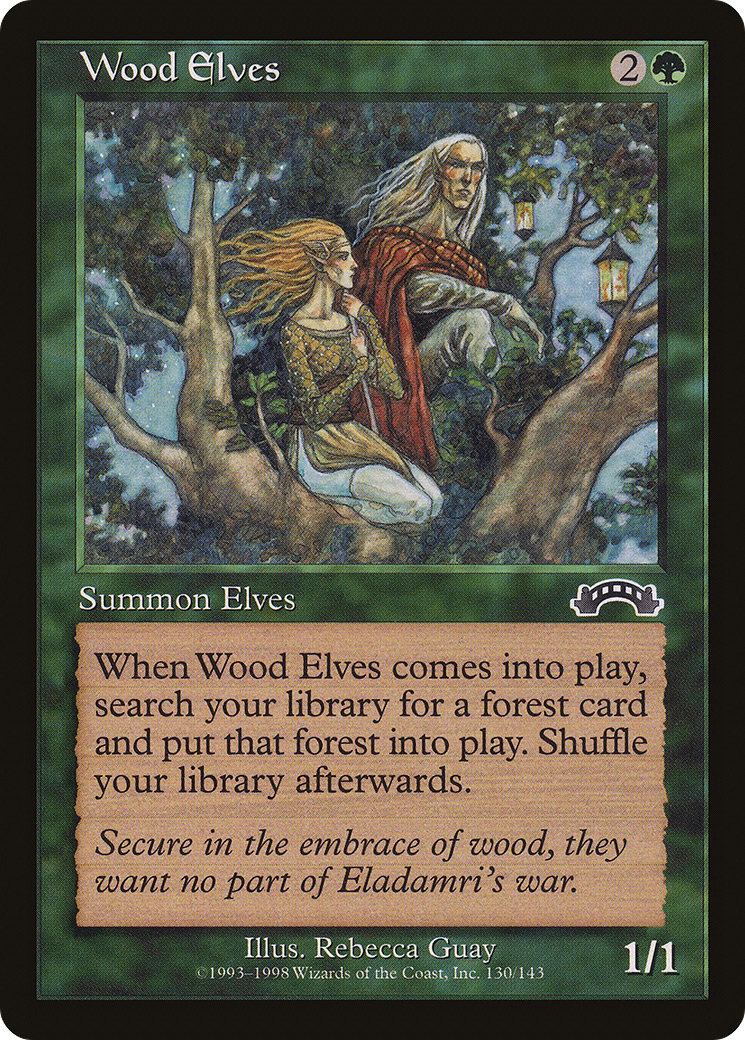 Wood Elves (EXO-130) - Exodus - Premium MTG Single from Wizards of the Coast - Just $0.10! Shop now at Game Crave Tournament Store