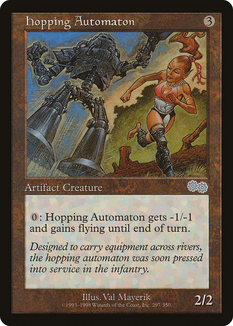 Hopping Automaton (USG-297) - Urza's Saga - Premium MTG Single from Wizards of the Coast - Just $0.08! Shop now at Game Crave Tournament Store